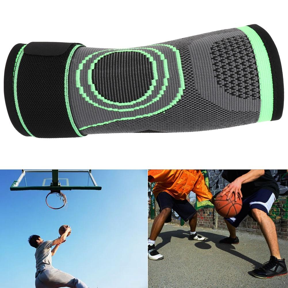 Outdoor Sports Fitness Basketball Arm Guard Elasticity Knitting Compression Elbow Support Protective GearM