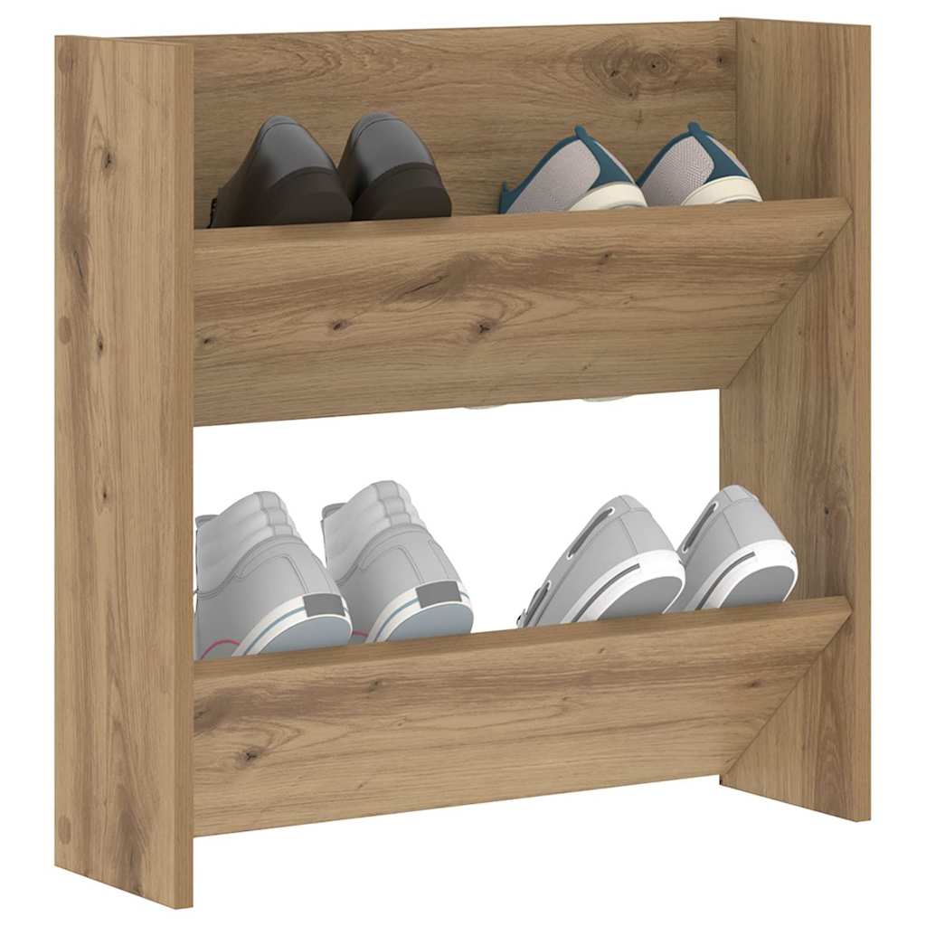 Shoe Cabinet Artisan Oak 60 x 18 x 60 cm Particleboard