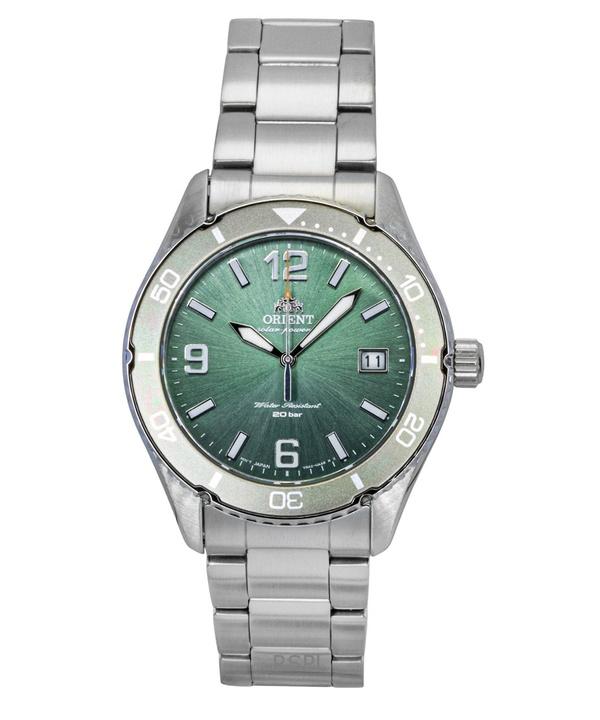 Orient Sport Stainless Steel Green Dial Solar Diver's RA-WJ0001E 200M Men's Watch