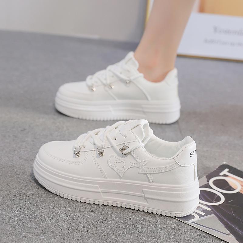 

The New Style of Student Shoes Is Versatile and Can Be Worn on One Foot As A Casual Sports Board Shoe 35 білий