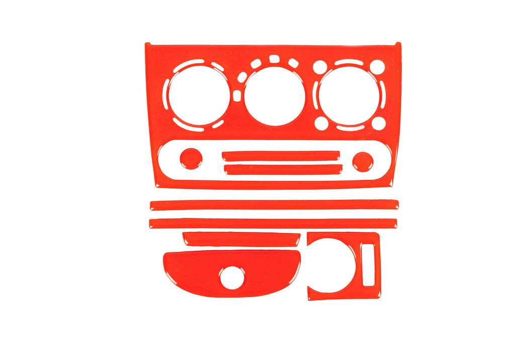 

Накладки на панель (червоний колір) для Opel Corsa B 1996- рр.