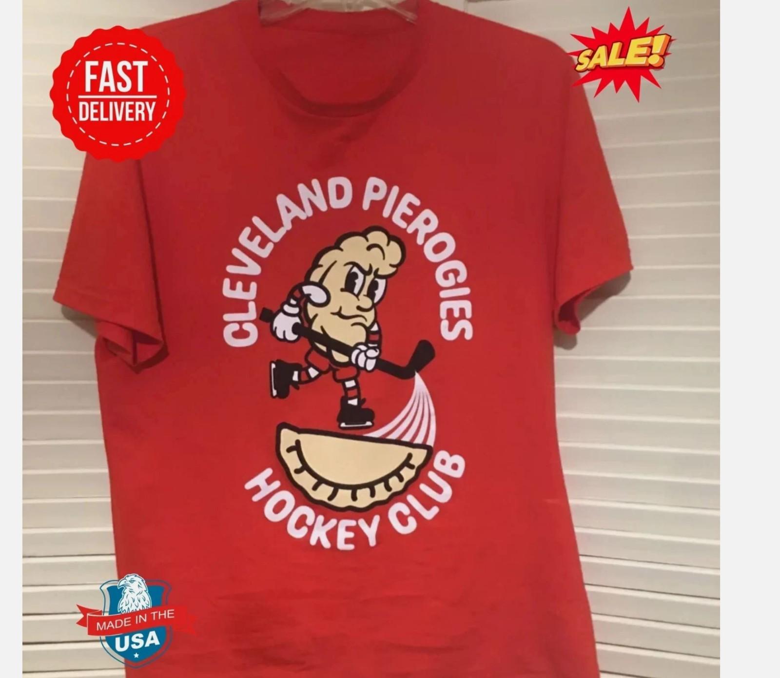 Cleveland Pierogie Hockey Club Cleveland Monster Team T Shirt S-45XL ON TREND XL