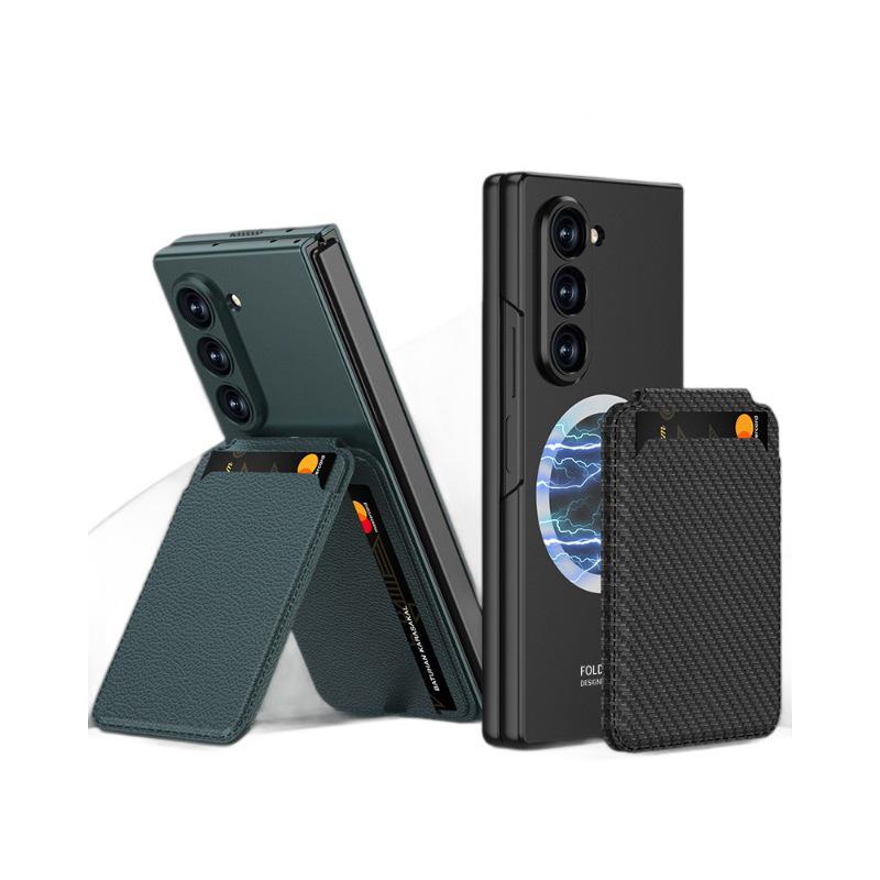 Magnetic Card Holder Stand Case for Samsung Z Fold7/6/5 - Multifunctional, Detachable, Ultra-thin Protection