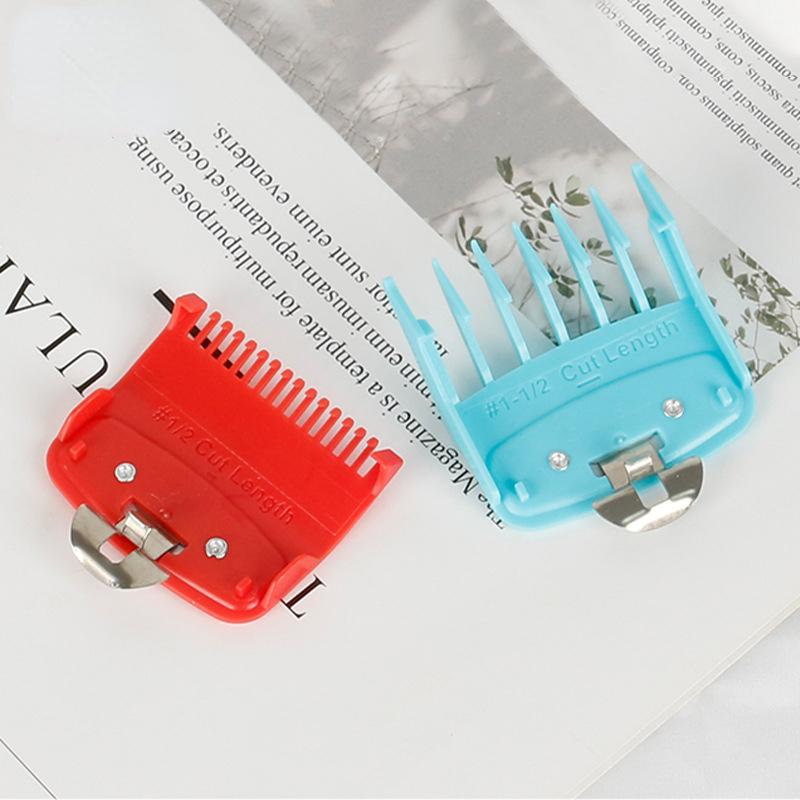 

2 шт./лот направляющая расческа для стрижки волос ограничитель резки гребни стандартные защитные приспособления прикрепляемые детали аксессуары для электрических машинок для стрижки 1,5 мм + 4,5 мм