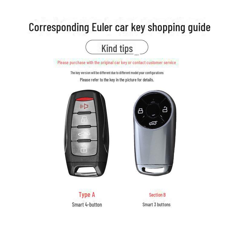 Black Cat Key Cover for Great Wall Euler Good Cat, Lightning Cat, White Cat, Ballet Cat. TPU Protective Shell with Full Coverage Buckle.