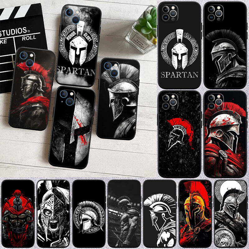 MH141 Spartan Warrior Phone Case for Motorola Moto Edge 60 60s 70 G86 G56 G54 E14 G04S G45 G54 G64 S30 S50 X30 X40 X50 Pro Power Tylus