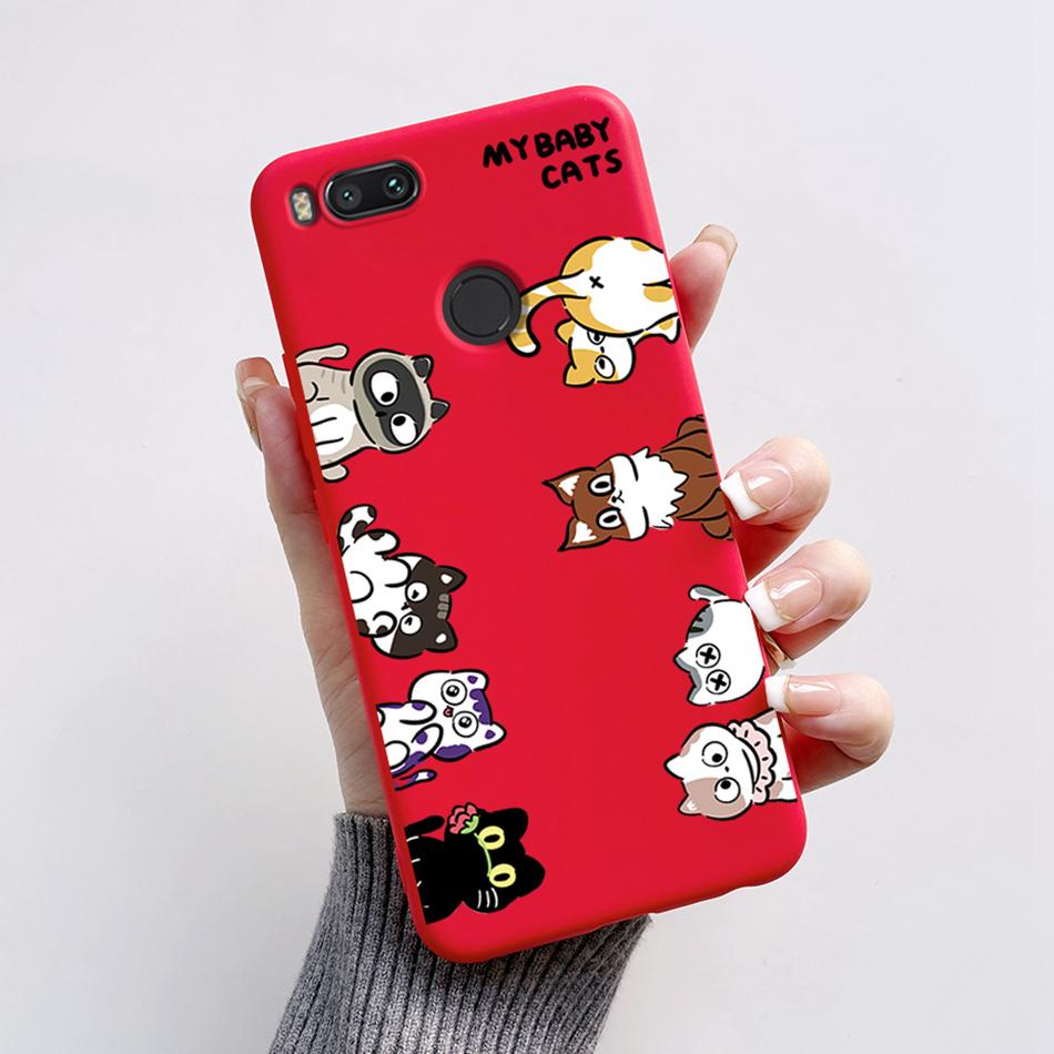 For Xiaomi Mi A1 Case Xiaomi Mi 5x Cute Bear Cartoon Frog Soft Silicone TPU Phone Back Cover Bumper For Xiaomi MiA1 Mi5X Fundas