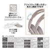 PLUS Earphones Jibuniro Large headset that can be used as a Gray command, TW-HS001 428-801