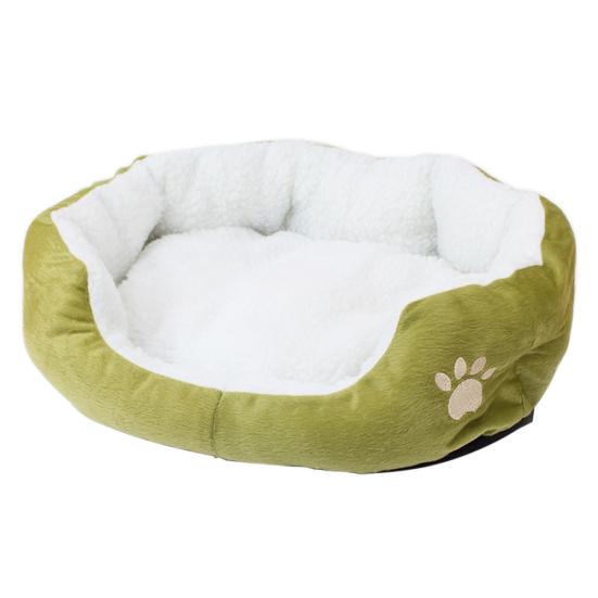 Round Soft Plush Cushion Pet Rest Sleeping Bed Mat Dog Cat Warm Kennel Pad Nest
