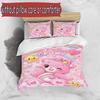 3'lü Nevresim Takımı (1*Nevresim Kılıfı + 2*Yastık Kılıfı, Çekirdeksiz), Kişiye Özel İsimli Care Bears Desenli Nevresim Takımı, Ev Yatak Odası Dekorasyon Hediyesi
