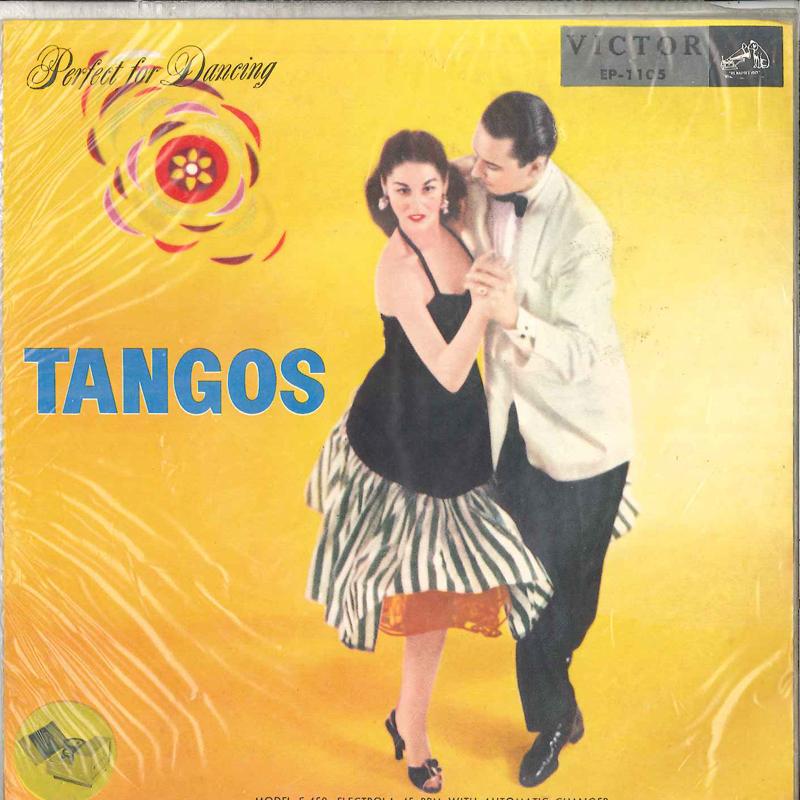 

7-дюймовая пластинка ЭМИЛЬ КОУЛМЕН И ЕГО ОРКЕСТР, БАРНА - Идеально для танцев танго EP1105 VICTOR - Япония Латинская Б/У