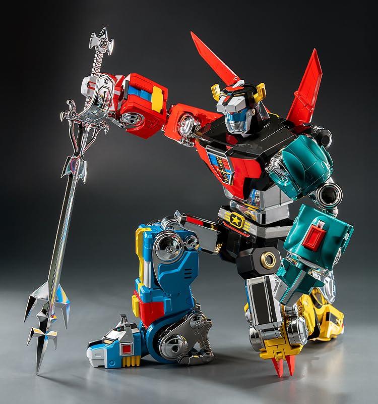 ThreeZero Voltron Difensore dell'Universo Giocattolo Voltron ABS PVC POM Metallo Dipinto Figura Mobile Robo-Dou [Voltron] [Versione Retro] Non in Scala & & &