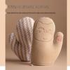 CHAHUA Double-Sided Exfoliating Bath Mitt