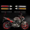 Motorrad Seitenspiegel LED Blinker Leuchte Sequenziell Fließender Blinker 2 Stück