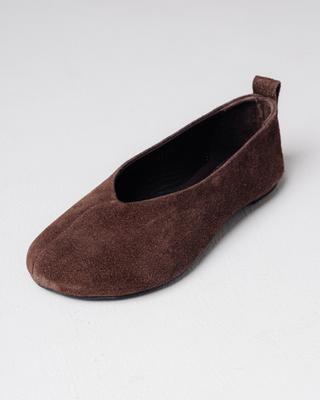 Women's Ballet Flats 2762 36 Brown Suede