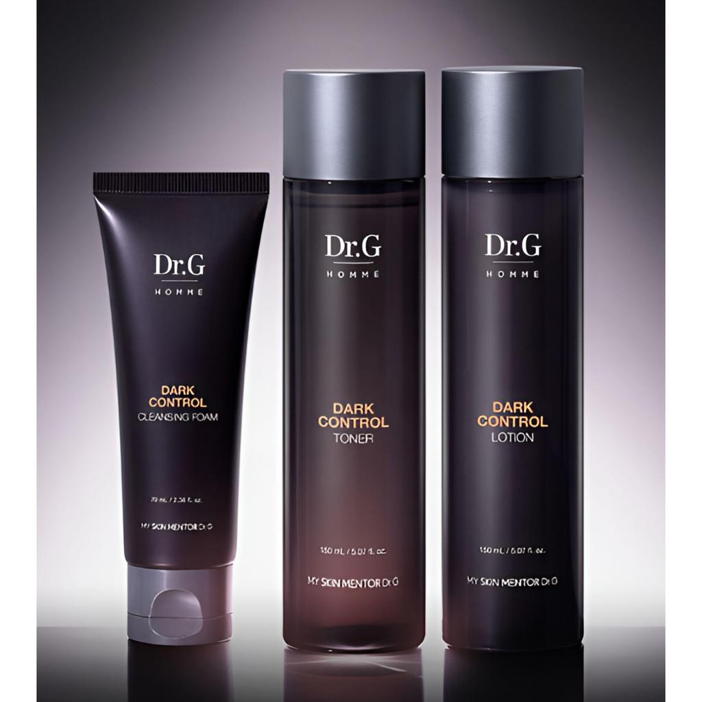 Dr.G Homme Dark Control Skincare Set (Toner 150 Ml + Lotion 150 Ml + Cleansing Foam 70 Ml)