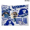 Aitana Custom Name Wall Tapestry Aesthetic Wall Hanging Printed Fabric Blanket Decorative Tapestries for Bedroom Living Room Home Decor