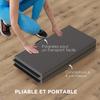 Foldable Gymnastics Mat for Yoga, 240 x 120 x 5 cm, Grey