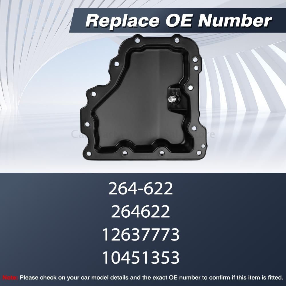 For Chevrolet Cruze 1.4L 2016 2017 2018 12637773 Engine Oil Pan Sump with Drain Plug 264622,