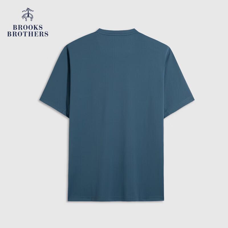 BrooksBrothers Men's Summer Two-Button Polo T-Shirt