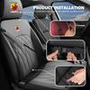 Car Seat Covers All Seasons PU Vehicle Cushion Non-Slip Protector For Abarth FIAT 500 FR Stilo Doblo Tipo Lancia Musa Grande