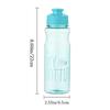 500ML Transparent Water Bottle Portable Sport Cup for Drinking Kitchen Tools Water Bottle for Outdoor School Travel Girl Boy Cup