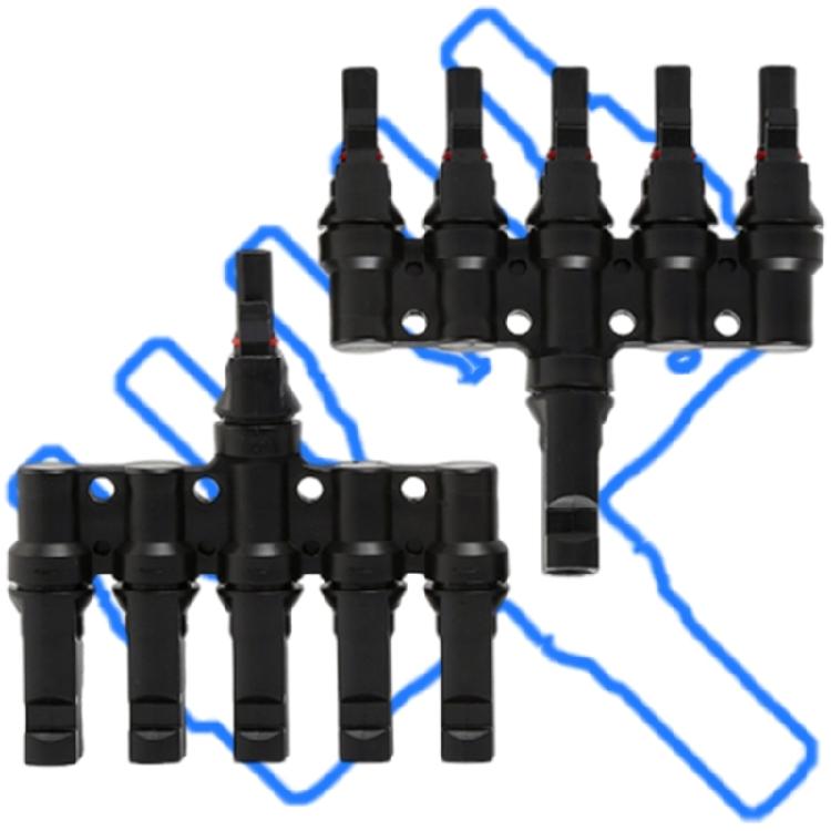 Sturdy Factory Direct Solar T Branch Connectors 1 to 5 Splitters Joiner Convenient for Campers Home and Solar Farm