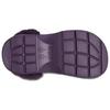 Crocs EVA Fashion Soft and Warm Hole Shoes Women's Deep Iris Purple The plush part is not removable