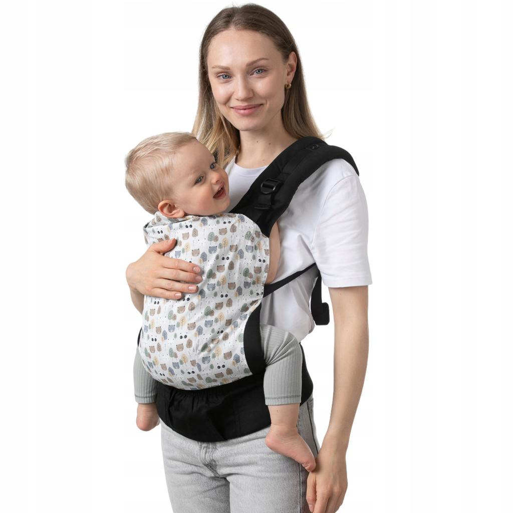 Baby Carrier Ergonomic Back Carrier Urban 100% Cotton Panda