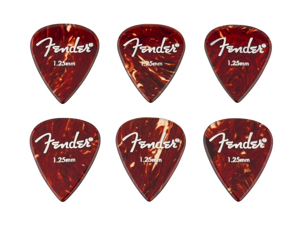 Fender Aero Acrylic Picks of 6 6-count 1.25mm [Set Picks]
