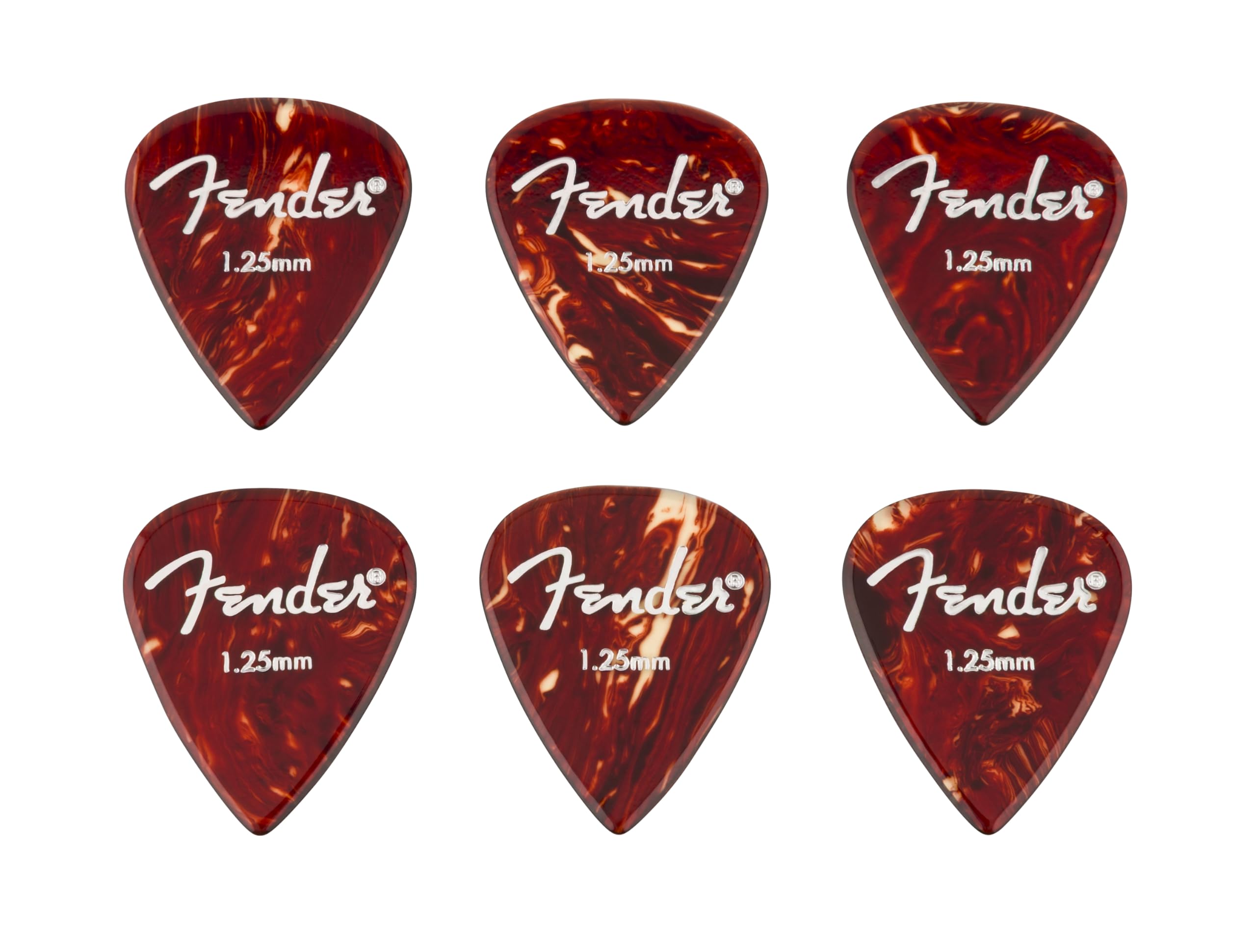 

Fender Aero Acrylic Picks of 6 6-count 1.25mm [Set Picks]