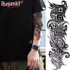1PC Cool Totem Temporary Tattoo Fake Black Full Arm Tattoo Sticker For Men Summer Style Tatoos Decal