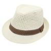 Spring And Summer Gentleman Straw Hat Breathable Cool Hat Short Brim Sun Hat Old-Fashioned Jazz Hat Men'S And Women'S Hollow Top Hat Purely Handmade