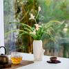 White Vase Bunny Decor Vase Spring Home Decor Modern Vase For Easter Minimalist Decor For Table Shelf