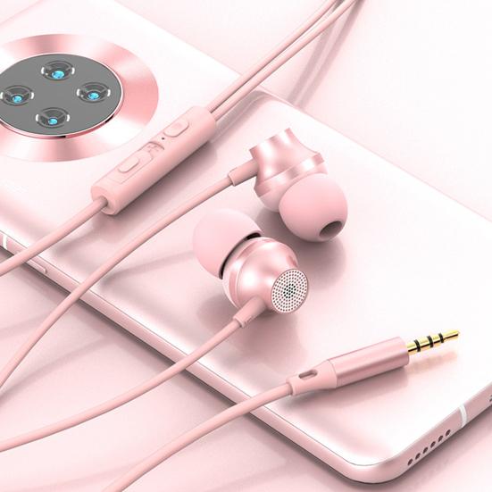 3.5mm Wired Earbuds Reduction HD-compatible Calling Intelligent Noise Stereo Safe Portable Phone Call