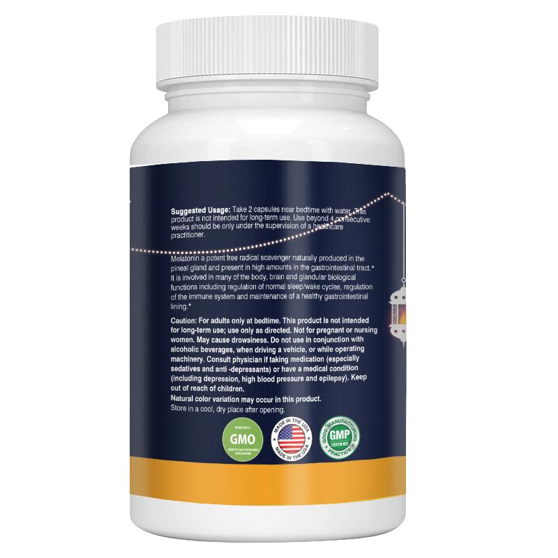 Melatonin 20mg - Provides Natural Sleep Support, Promotes Calmness & Relaxation