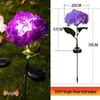 Hydrangea Solar-Powered Outdoor Flower Lamp: Cross-border Waterproof Decorative Light for Lawn and Courtyard.