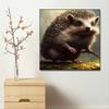 New Arrival 5D DIY Full Circle Diamond Painting "Hedgehog" Embroidery Cross Stitch Home Decor Gift
