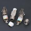 1Pc Cat7 Cat6A Cat8 Rj45 Connector Tool-Free Zinc Alloy Shielded Ethernet Termination Plugs