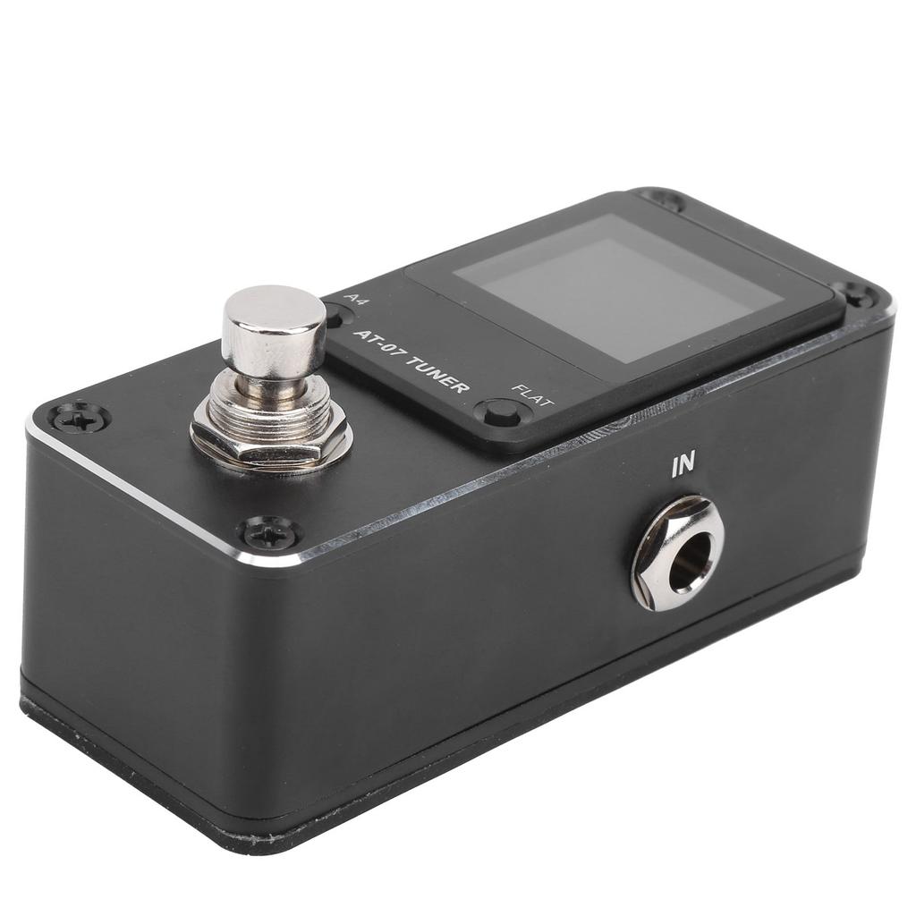 Aroma Pedal Afinador de Guitarra Elétrica Baixo 430?Chave True Bypass 450Hz Liga de Alumínio AT?07