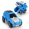 Plastic Dinosaur Deformation Car Toys with Sound Electric Transformer Dinosaur Car  Kids Toddlers