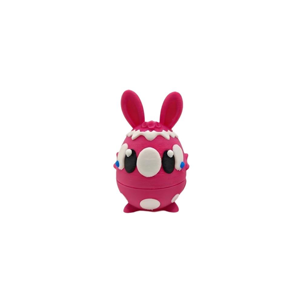 

Creative Gift PLA Rabbit Egg Ornament Cute Atmosphere Decoration 3D Printed Model Miniatures Desktop Decoration