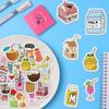 About 10g Product Bag Stickers Cartoon Elements 40 Pieces of Hand Account Kawaii Material DIY Decoration and Paper Stickers