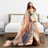 Sameko Saba Blankets Warm Comfortable Plush Throw Blanket For Living Room Travel Office Flannel Bedspread Bed Cover