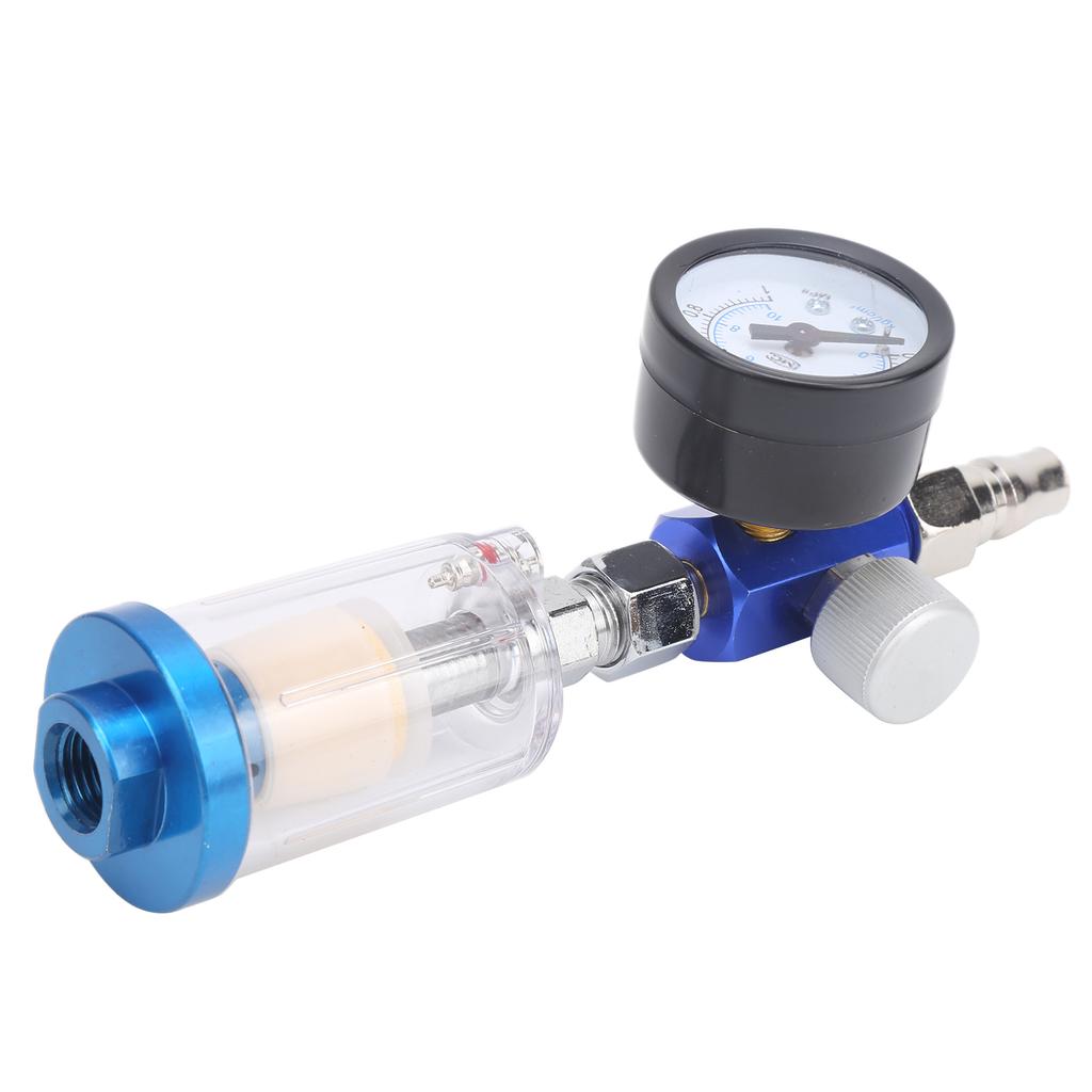 Spray Pneumatic Gun Air Regulator Gauge   Inline oil Water Trap Filter Separator