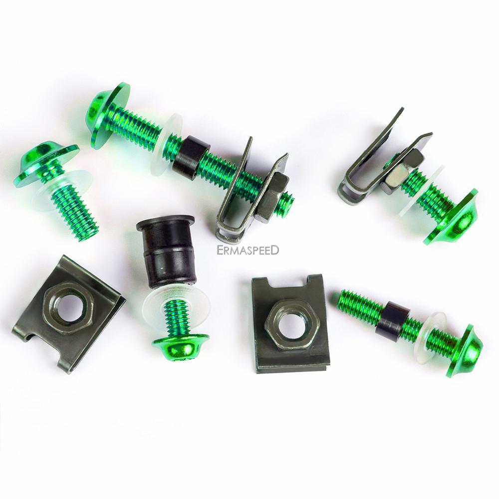 223PCS/Set Motorcycle Windscreen Fairing Bolt Kit Screws Fasteners Clips Screws for Motorbike Sportbike