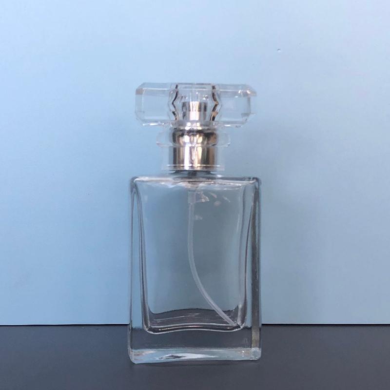 

1 шт. Флакон для духов, 30 мл, портативный дорожный прессованный флакон-спрей, черный прозрачный стеклянный пустой флакон 30ml&Glass чистый