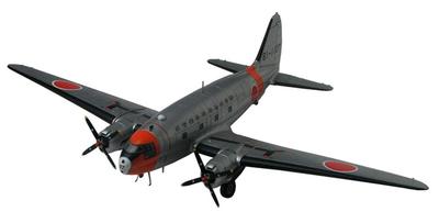 PLATZ Air Force Transport Aircraft Plastic Model 1/144 Self-Defense C-46D