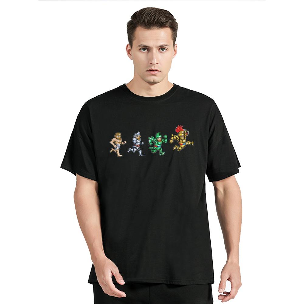 Sir Arthur Evolution Unique Tshirt Ghost and Goblins Arthur Prin Arcade Game Creative Graphic T-Shirt Clothing Oversized Top M