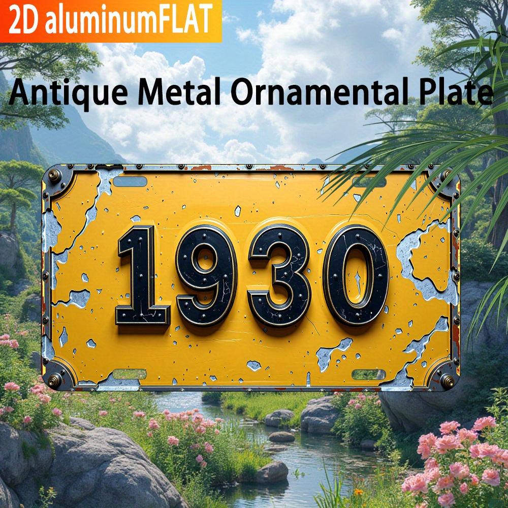 D Flat Vintage Decorative Art Sign X cm D Flat UV Print Ideal for Living Room Bar Garage Patio or Priv